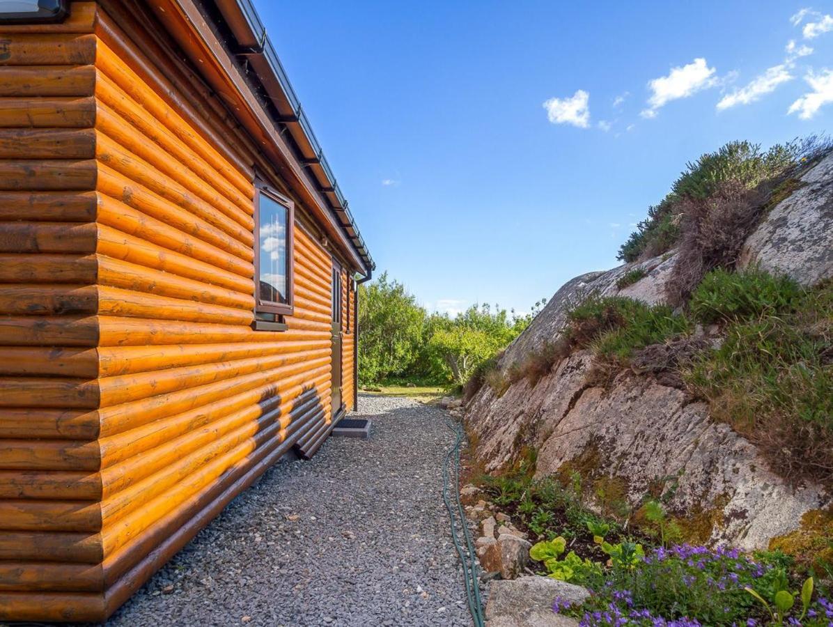 Seaside Log Cabin, Carna Villa Luaran gambar