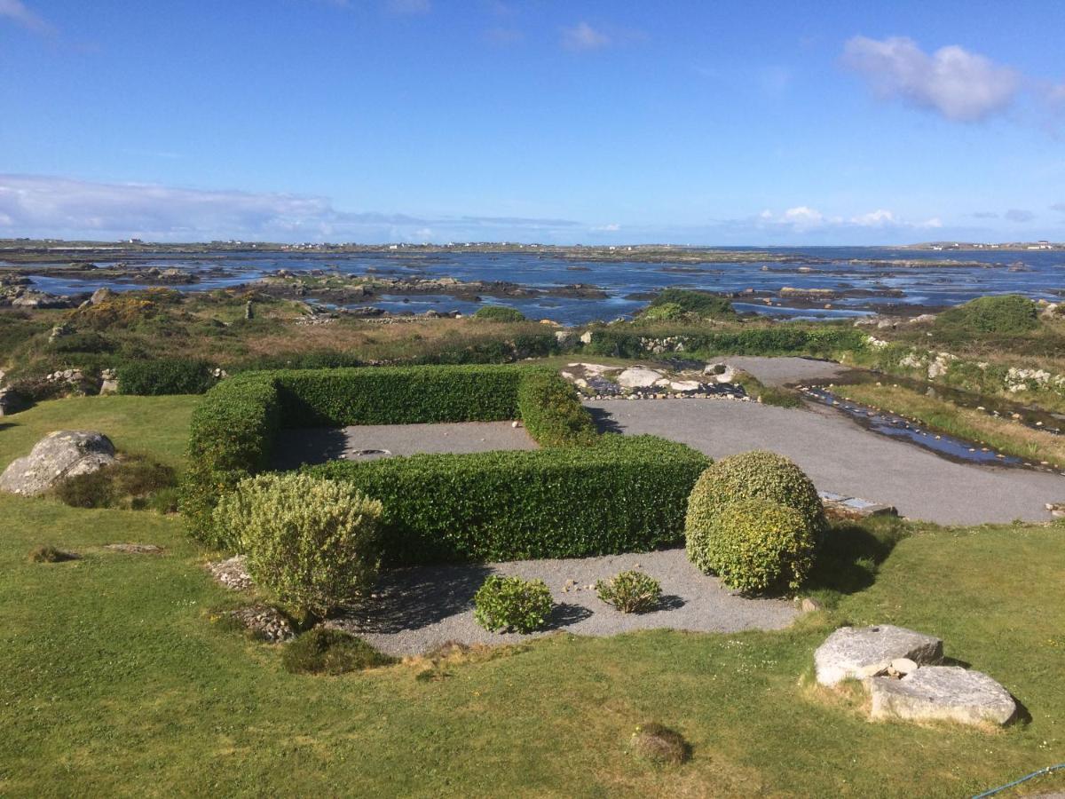 Seaside Log Cabin, Carna Villa Luaran gambar